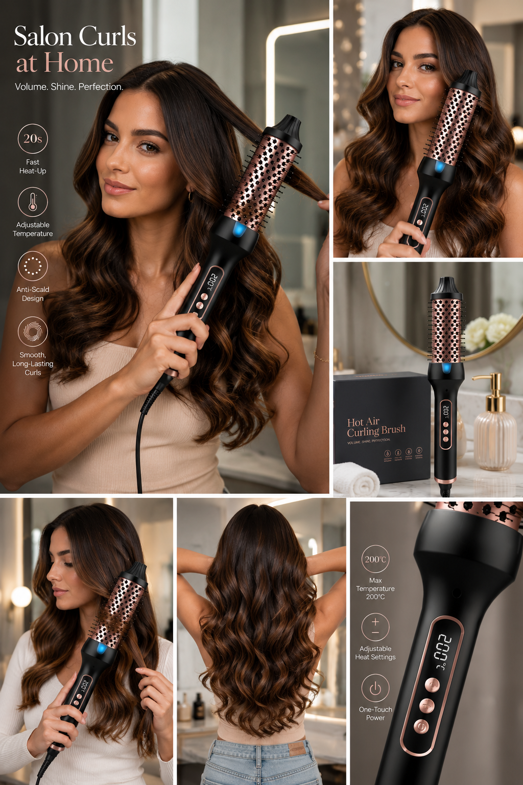 Curling Iron Brush